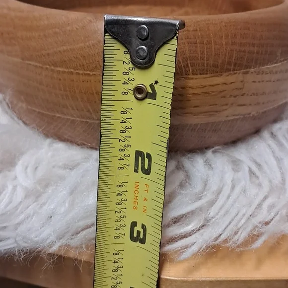 Vintage Made In USA Fame Extra Thick Wooden Handcrafted Bowls (Set Of 6) - Picture 8 of 8